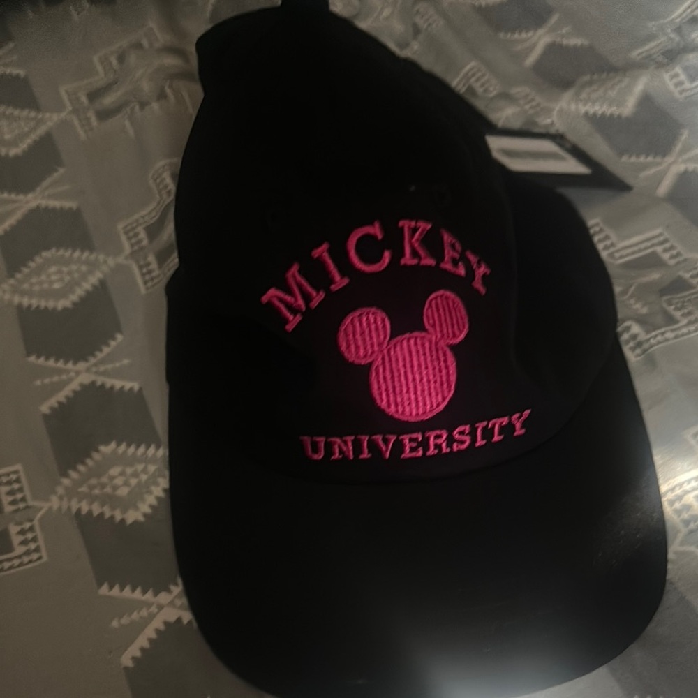 Black and Pink Mickey University Hat (Octobers very own)